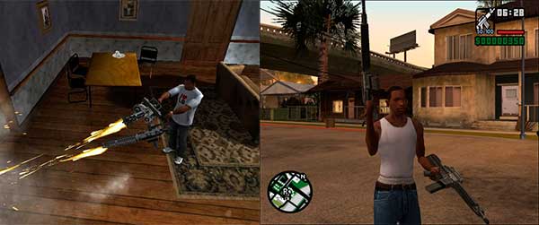 Gta San Andreas - Double Weapon