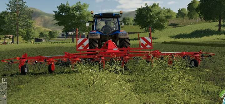 Farming Simulator 19 ворошитель травы