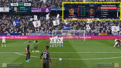 Штрафные удары в игре FIFA 20